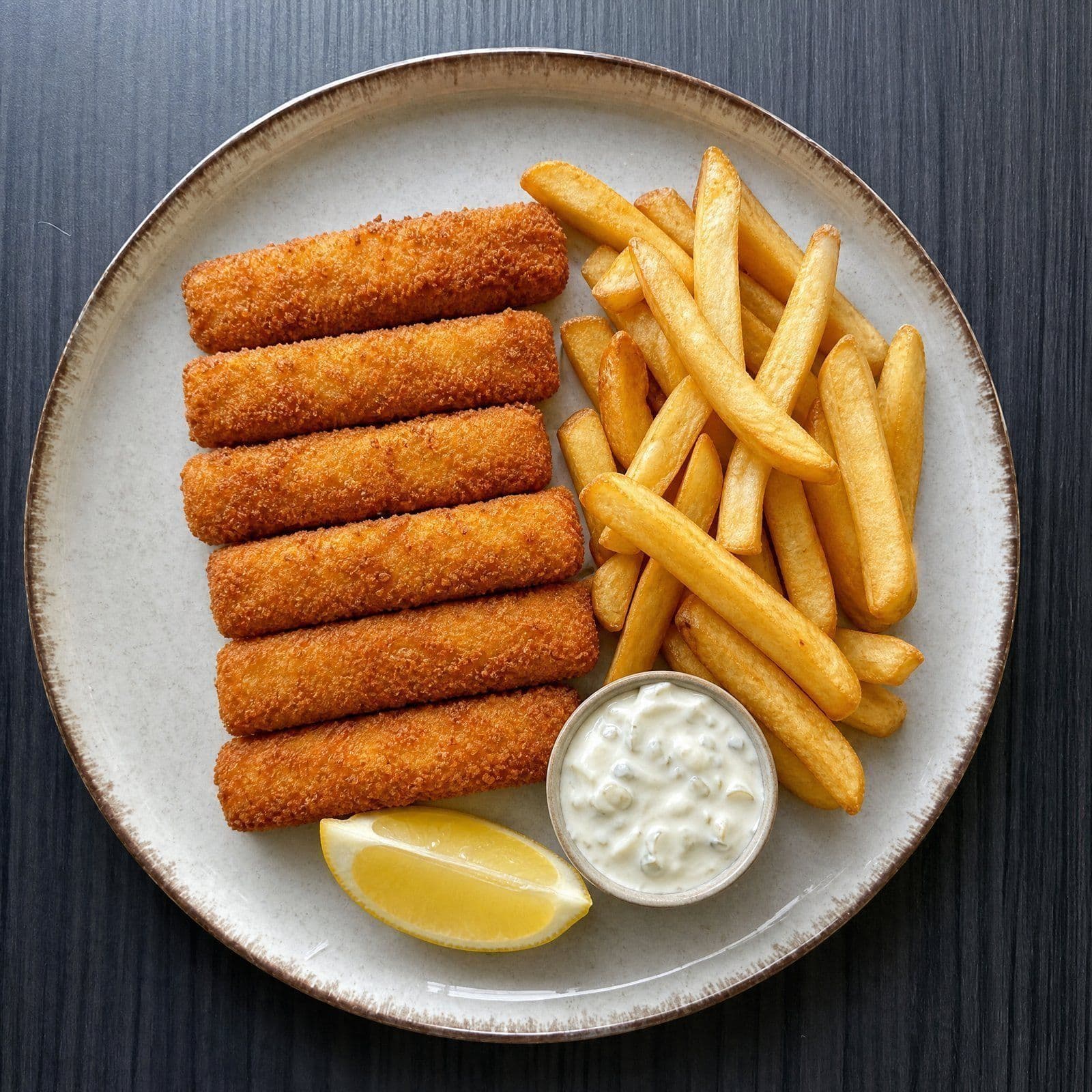 Rántott halrudacskák, tartármártás